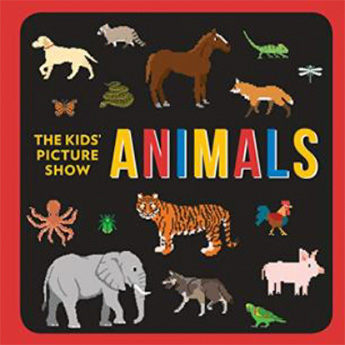 the kids picture show animals book cover