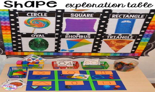 shape exploration table
