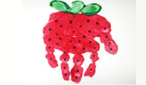 the first strawberries craft
